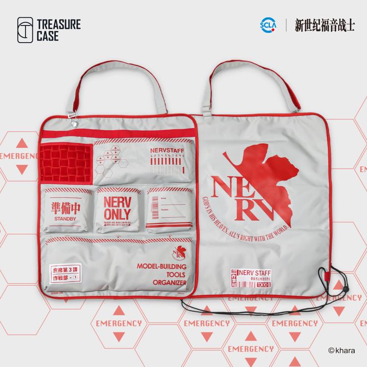 Treasure Case Evangelion NERV Hanging Model Kit Tool Organizer Bag-0
