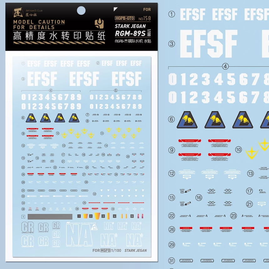 Artisan's Club MG Stark Jegan Water Decal-0
