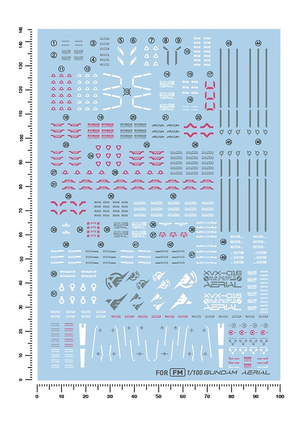 Artisan's Club FM Gundam Aerial Water Decal – Robot Kai