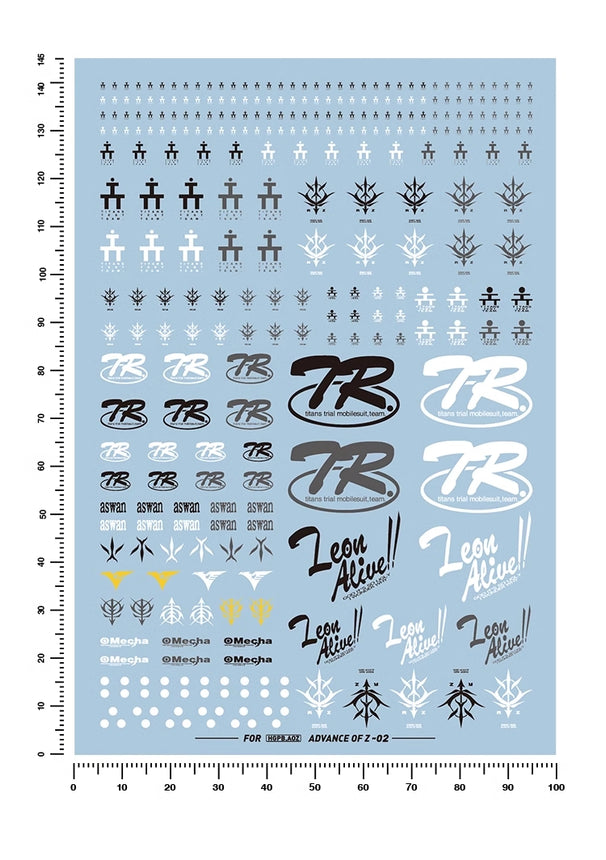 Artisan's Club HG Advance of Z 02 Water Decal-1