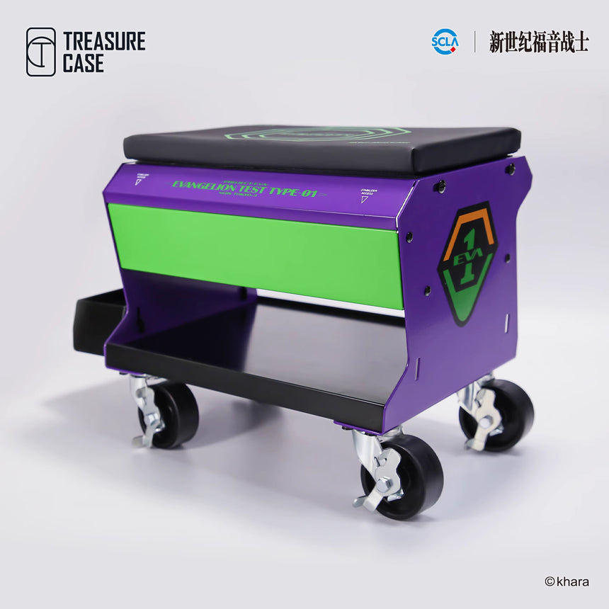 Treasure Case Evangelion EVA-01 Metal Tool Cart-1