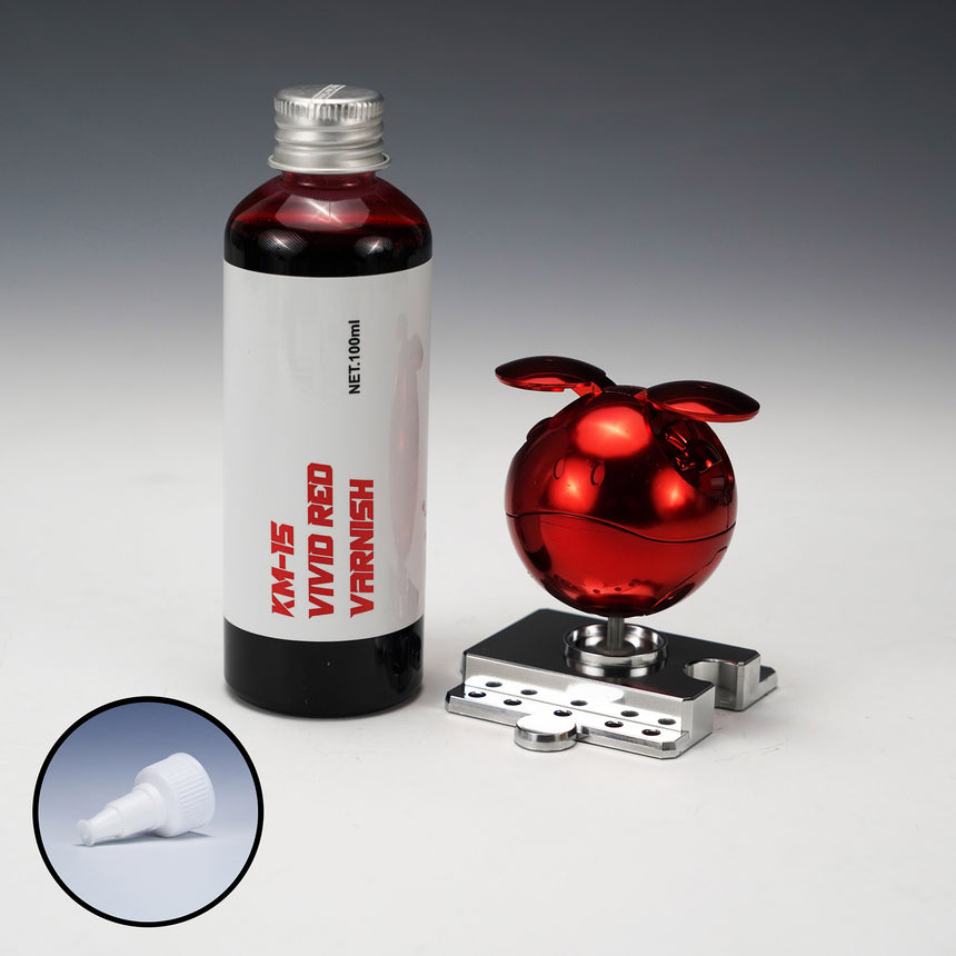 KM-15 Kaizo Clear Vivid Red Varnish-0