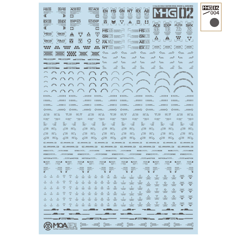 Caution Decal MHG.02-3