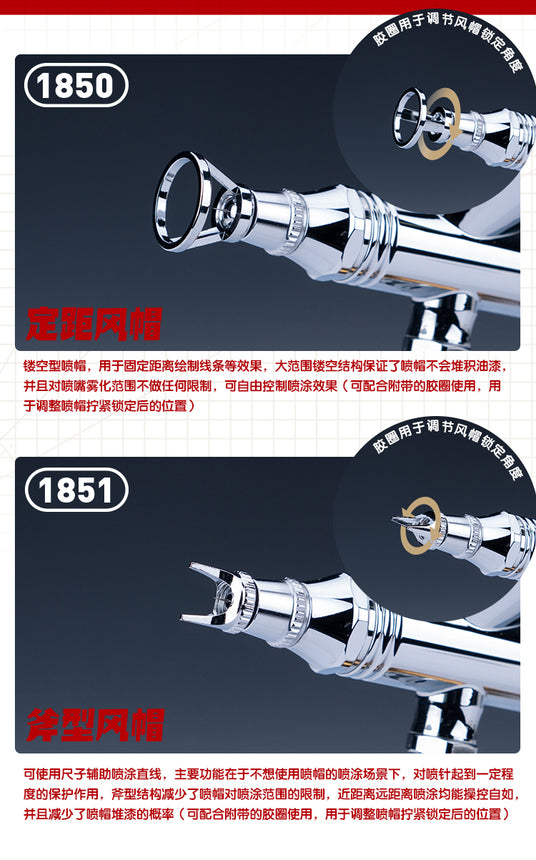 Airbush Needle Cap-8