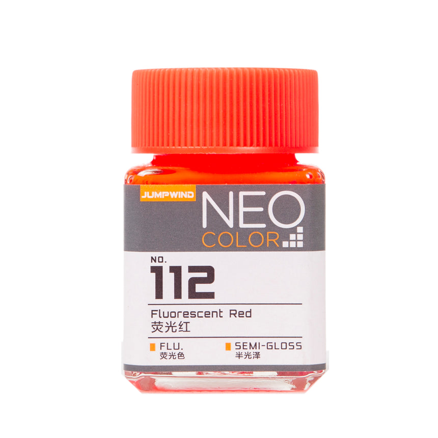 112 Semi-Gloss Fluorescent Red-0