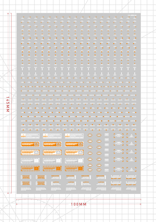 Artisan's Club Caution Decal Vol.1-1