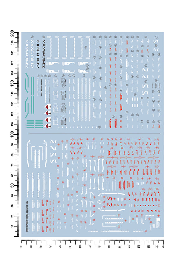 Artisan's Club MG Gundam Heavyarms Ew (Igel Unit) Water Decal-1