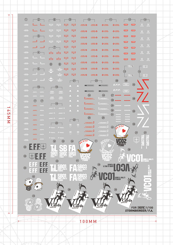 Artisan's Club MG Gundam Stormbringer Water Decal-1