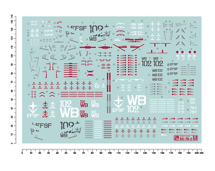 Artisan's Club PG Unleashed RX-78-2 Gundam Water Decal-1