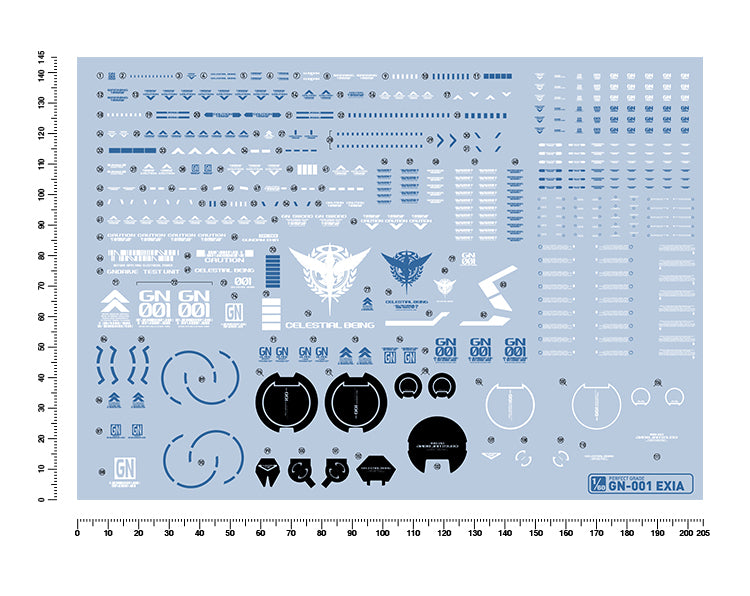 Artisan's Club PG Gundam Exia Water Decal-1