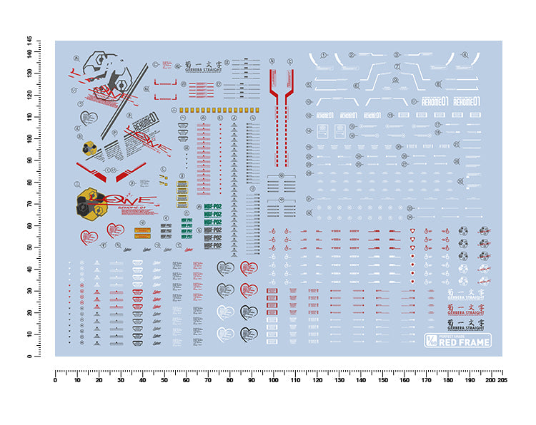 Artisan's Club PG Gundam Astray Red Frame Water Decal-1