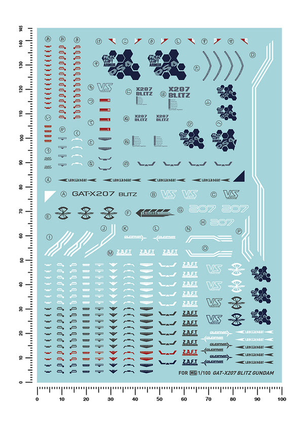 Artisan's Club MG GAT-X207 Blitz Gundam Water Decal-1