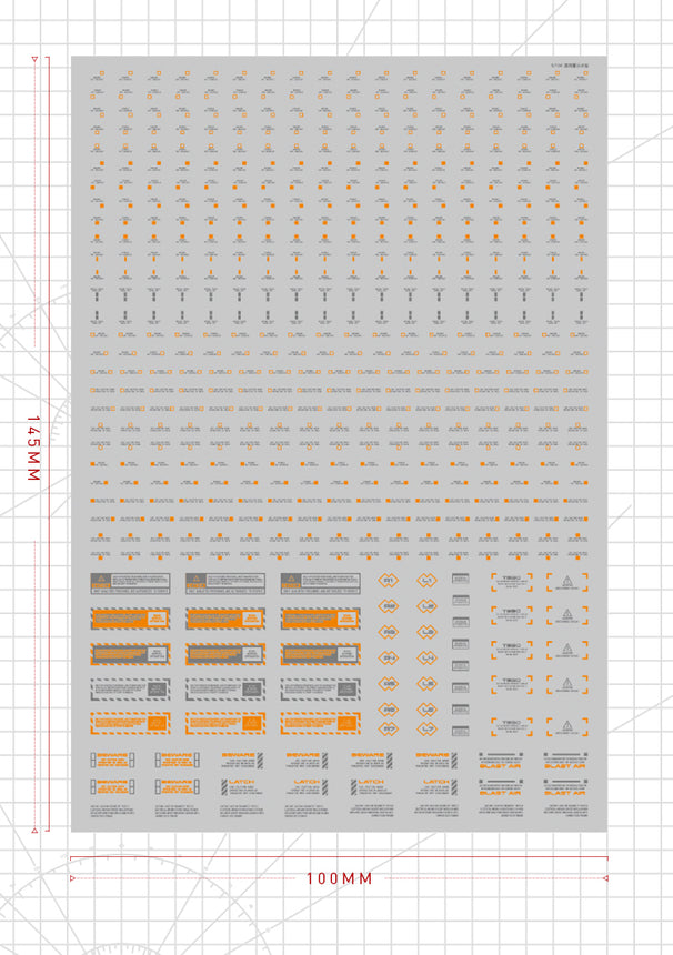Artisan's Club Caution Decal Vol.1-2
