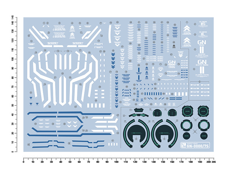 Artisan's Club PG 00 Gundam Seven Sword/G Water Decal-1