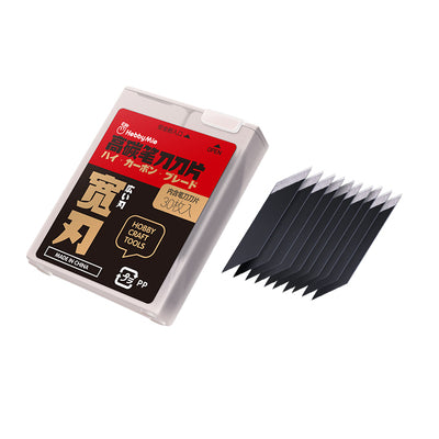 HMK-01B Hobby Knife with Spare Blade 30pcs (6mm) Gun Metal-1
