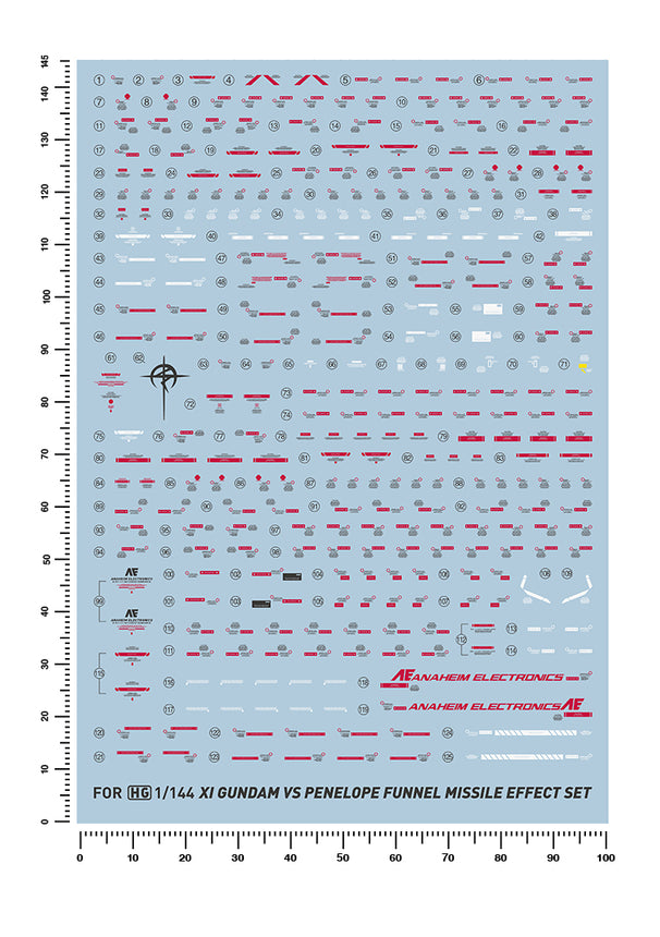 Artisan's Club HGUC Xi Gundam VS Penelope Set Water Decal-1