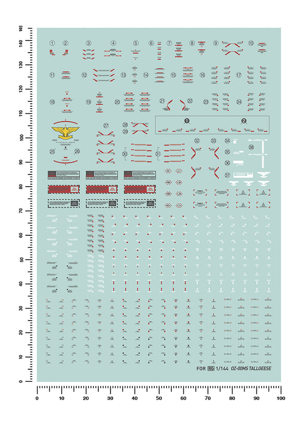 Artisan's Club RG 28 Tallgeese EW Water Decal-1
