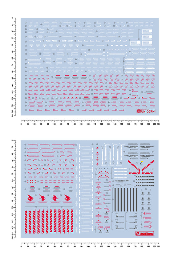 Artisan's Club PG Full Armor Unicorn Gundam Water Decal-1