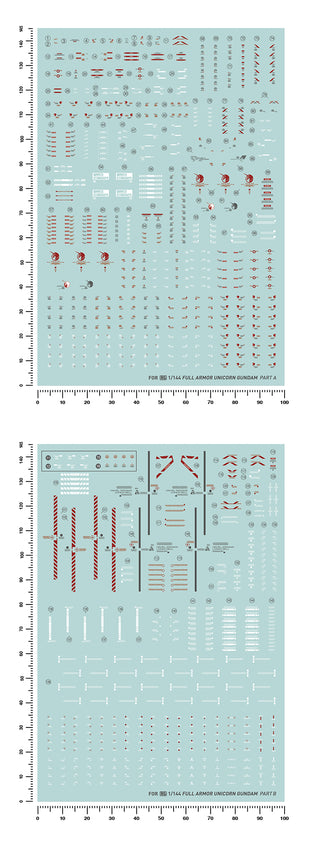 Artisan's Club RG 30 Full Armor Gundam Unicorn Water Decal-1