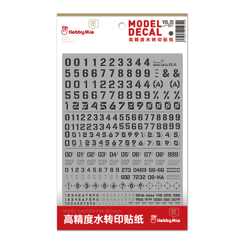 Number Decal VOL.5-6