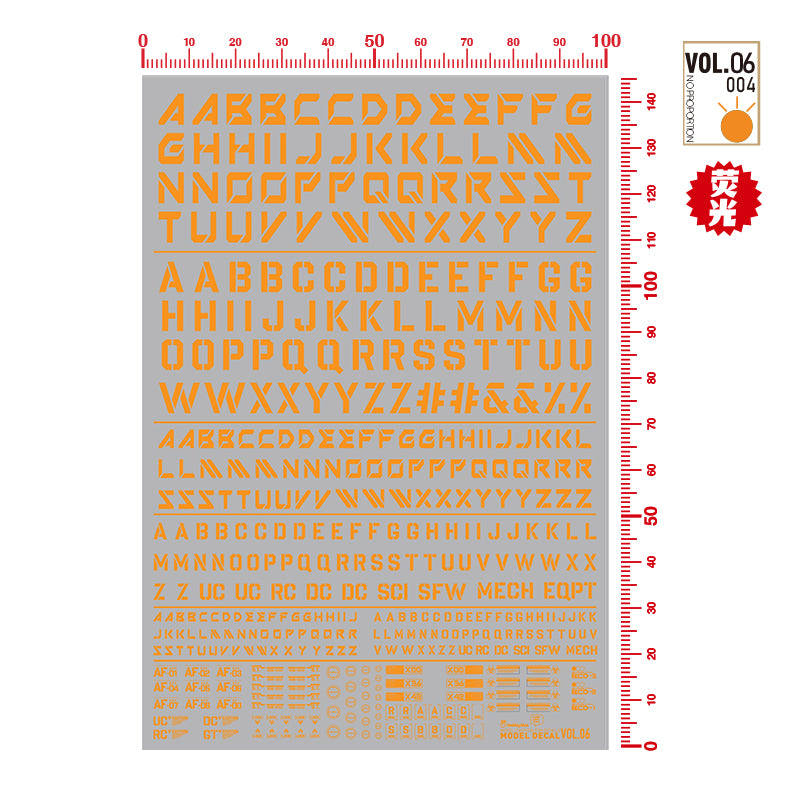 Alphabet Decal VOL.6-3